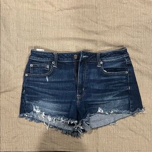 American Eagle Outfitters Dark Blue Jean Shorts